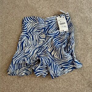Women print split skirt size xs